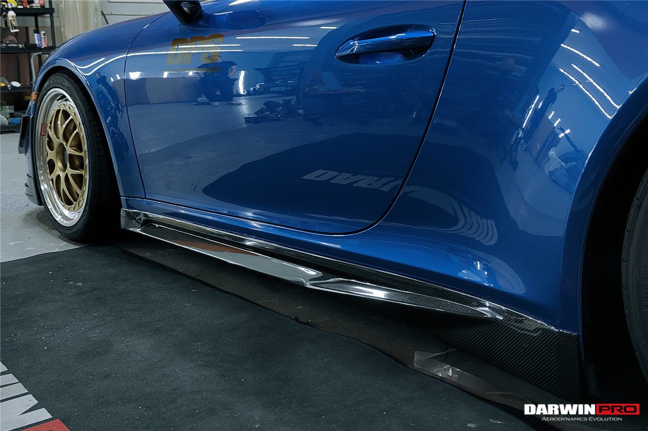 2017 - 2019 Porsche 911 991.2 GT3 Only BKSS Style Carbon Fiber Side Skirts